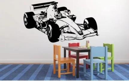 Adesivo da parete unico per la stanza degli studenti con Formula 1 80 x 160 cm