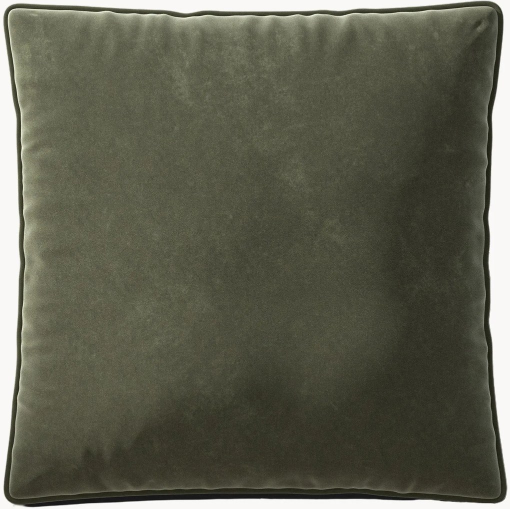 Cuscino grande in velluto Vetsak, 60 x 60 cm