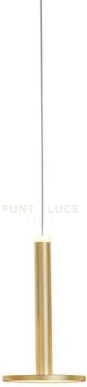 Pendente senza rosone d' attacco tua, led/9w 800lm 3000k, oro satin...