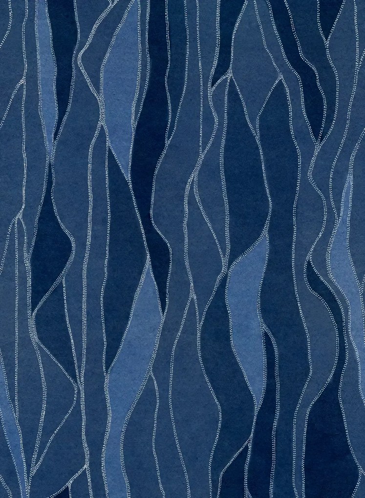 Coordonne Carta da parati Collage - Lapislazuli
