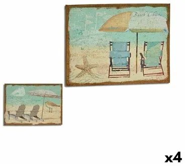 Tela Spiaggia 70 x 3 x 50 cm (4 Unità)