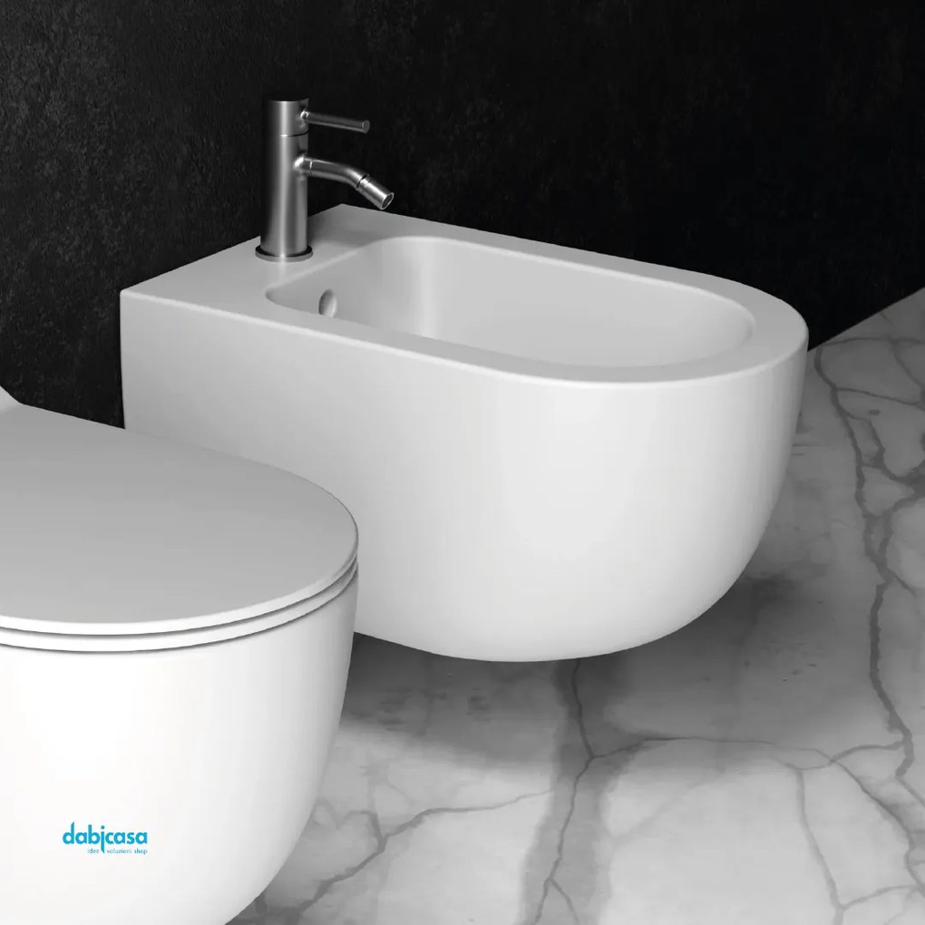 Alice Ceramica "Unica" Bidet Sospeso Bianco Lucido