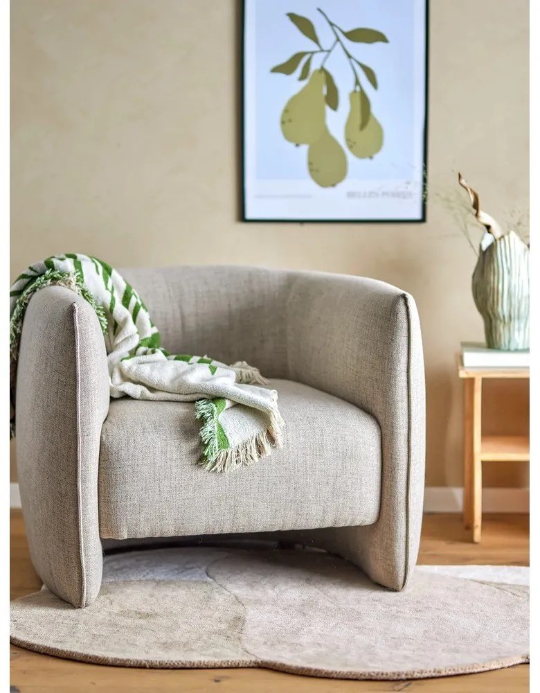 Tappeto in lana marrone 110x140 cm Denton - Bloomingville