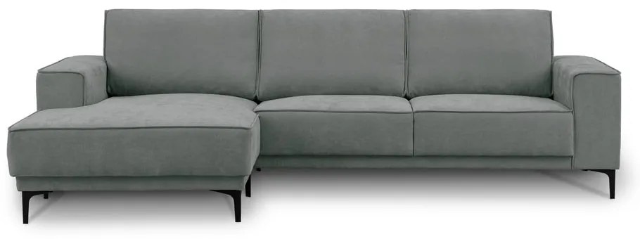 Divano angolare in grigio scuro (con penisola a sinistra) Copenhagen – Scandic