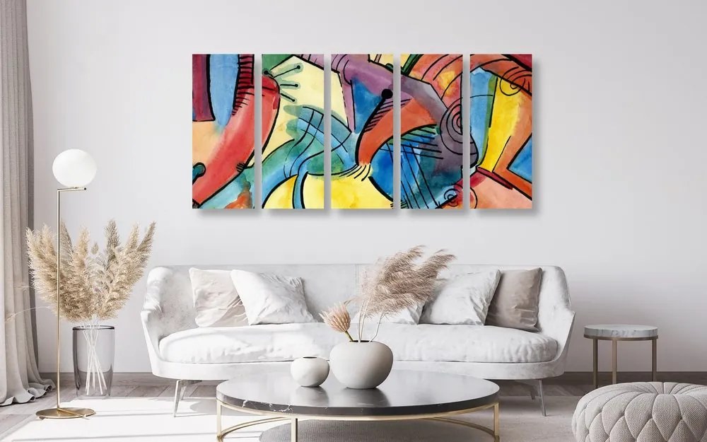 Quadri 5 pezzi – Arte astratta