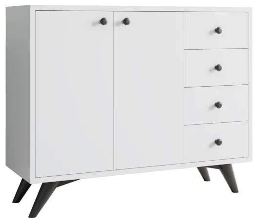 Armadietto WAGA 82x100 cm bianco