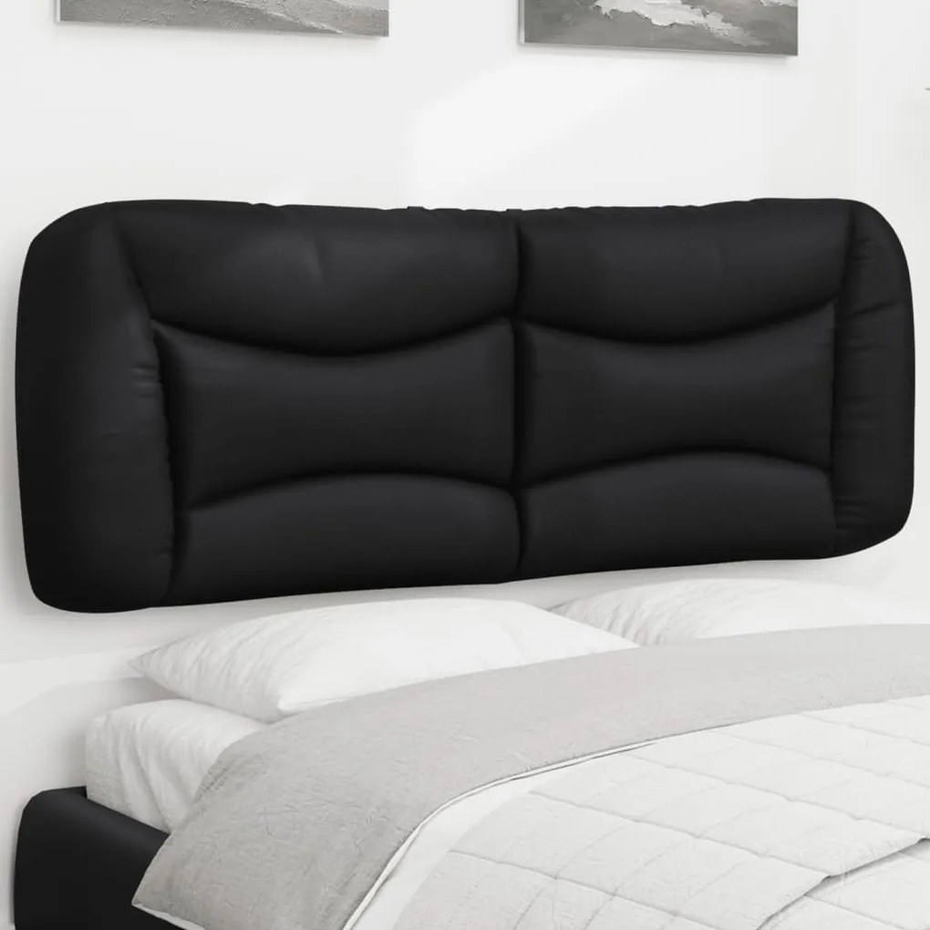 Cuscino Testiera Nero 120 Cm İn Similpelle /