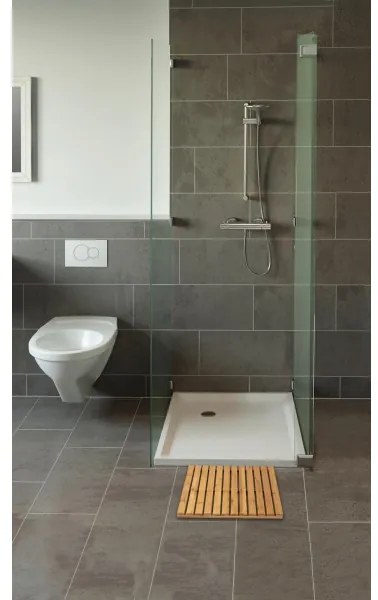 WENKO 24610100 - Tappetino BAMBUSA 50x50 cm marrone