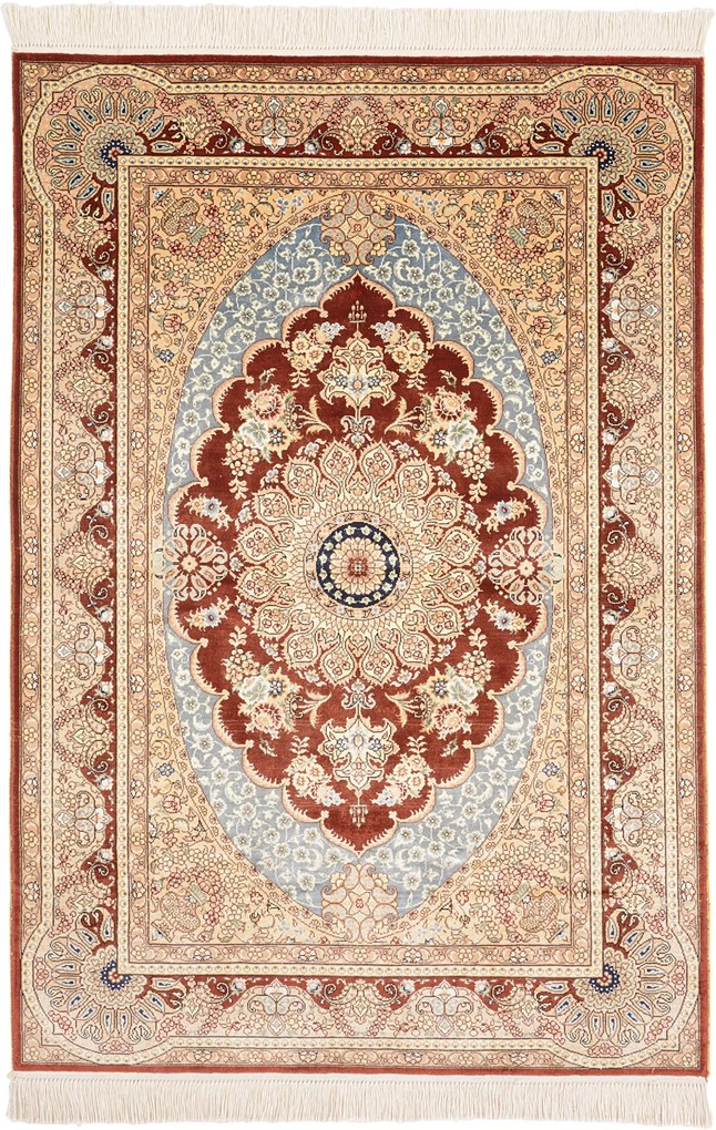 Ghom Tappeto orientale 90x140 (Cina) Annodato A Mano