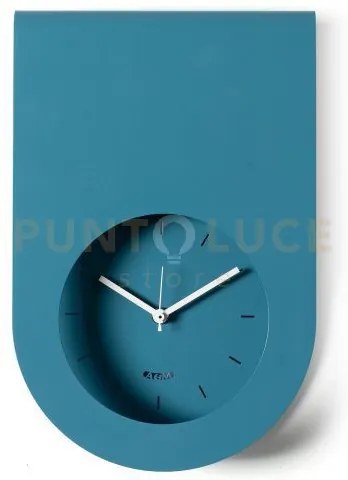 Orologio di design minimal lembo blu oltremare
