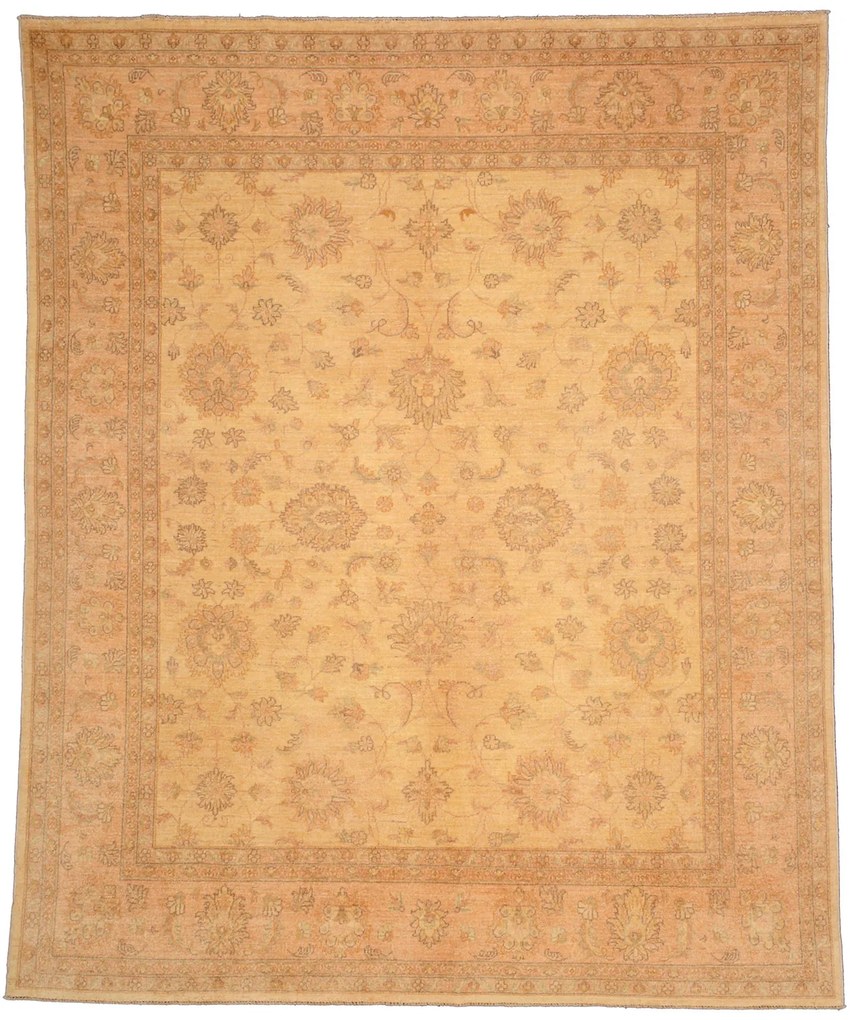 Ziegler Tappeto 300x240 Beige (Afghanistan) Annodato A Mano