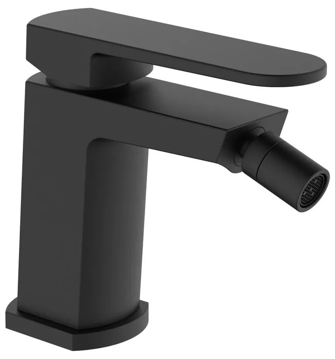 Rubinetto per bidet Zefir AQUASANIT nero verniciato a polvere opaco