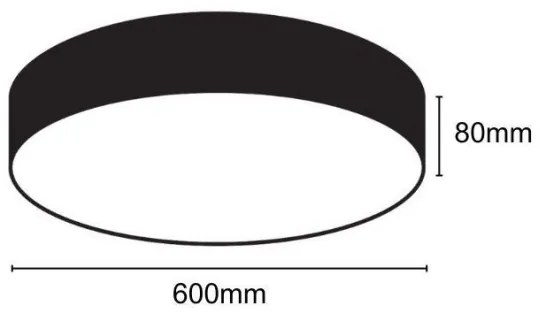 Plafoniera LED LED/35W/230V 4000K diametro 60 cm