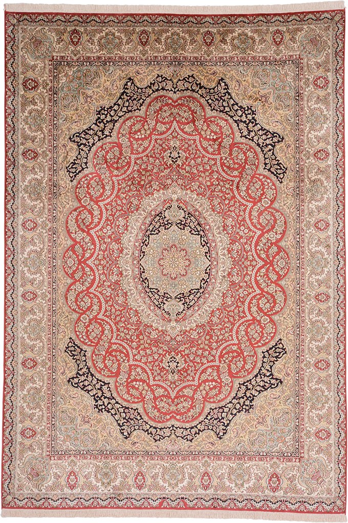 Cashmere Silk Tappeto 220 x 310 (Indian) Annodato A Mano