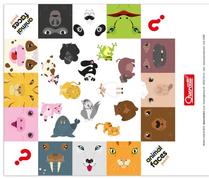 Quercetti - Indovina le facce degli animali