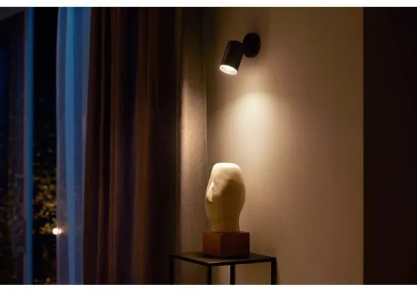 Philips Hue FUGATO LED RGBW dimmerabile 1xGU10/4,2W/230V nero