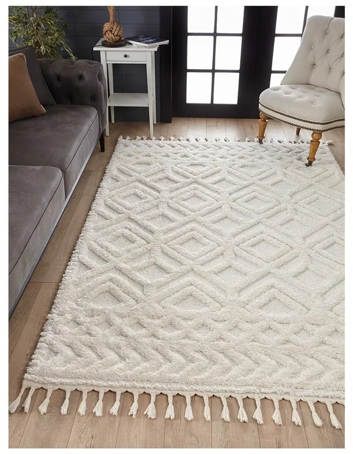 Tappeto beige 110x60 cm Shaggy - Mila Home