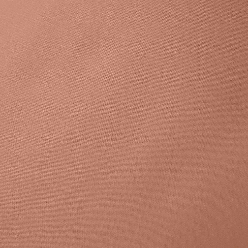 Lenzuolo con angoli color terracotta in percalle di cotone 150x200 cm Cotton Percale – Bianca