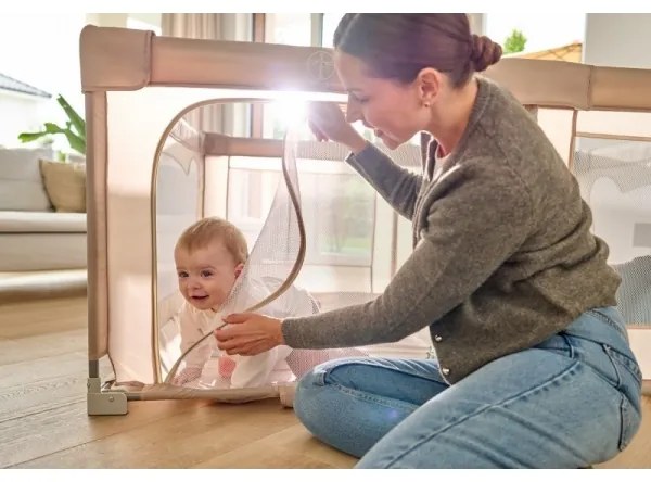 Lionelo - Box per bambini FLORENCE Beige Sabbia