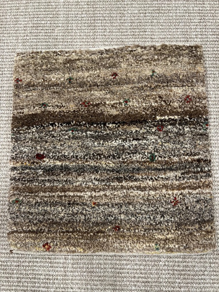 Gabbeh Tappeto persiano 40 x 40 Beige (Iran) Annodato A Mano