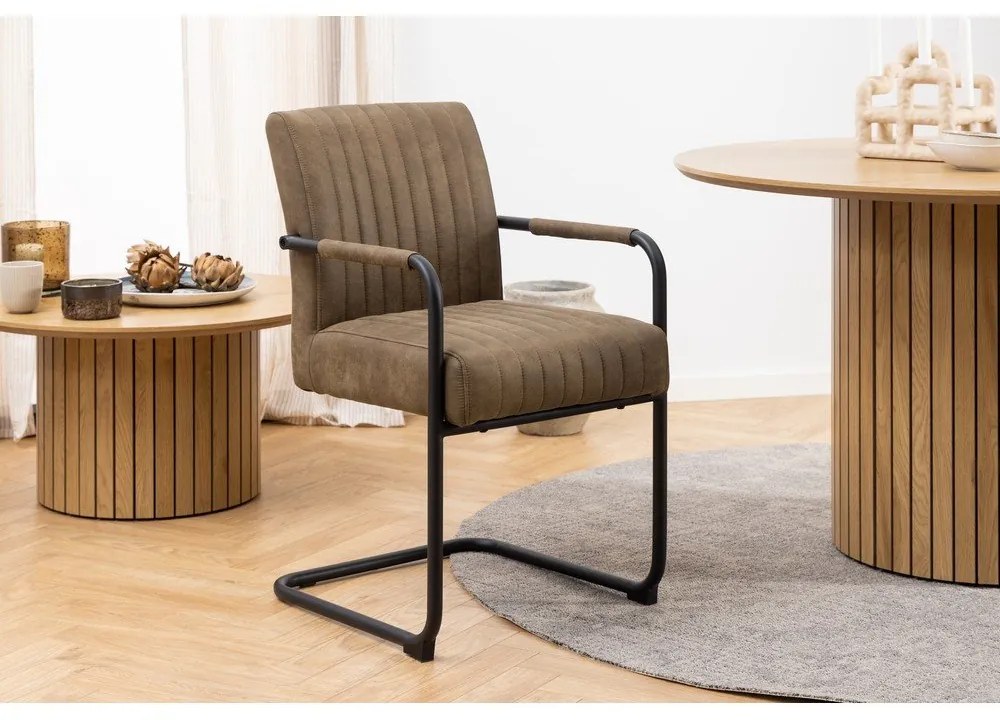 Sedie da pranzo marroni in un set di 2 Adele - Actona