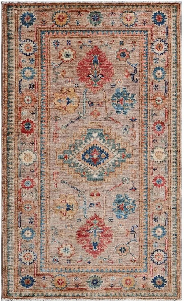 Kazak Tappeto 80x140 (Pakistan) Annodato A Mano