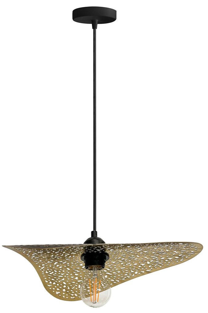 Lampada da soffitto APP1468-1CP BLACK/OLD GOLD