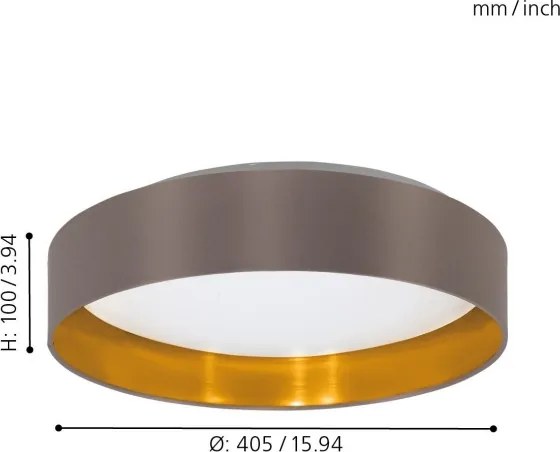 Eglo 31625 - Plafoniera LED MASERLO LED SMD/18W/230V