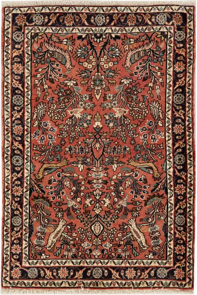 Hamedan Tappeto 120 x 80 (Iran) Annodato A Mano