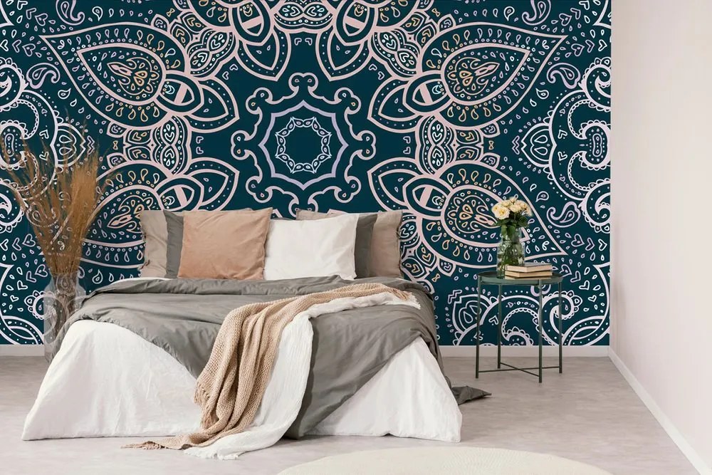 Carta da parati – Mandala con tocco indiano