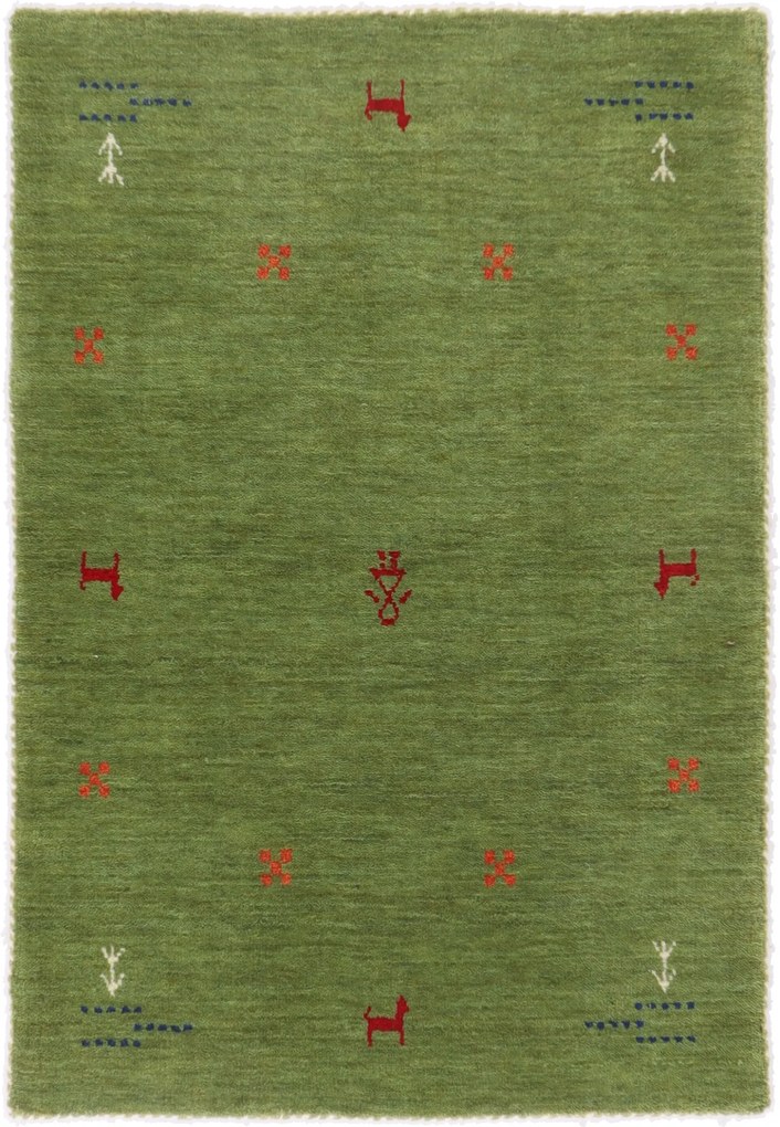 Tappeto orientale 90x60 (Indian) Annodato A Mano