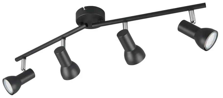 Faretto nero ø 8 cm Cantar – Reality