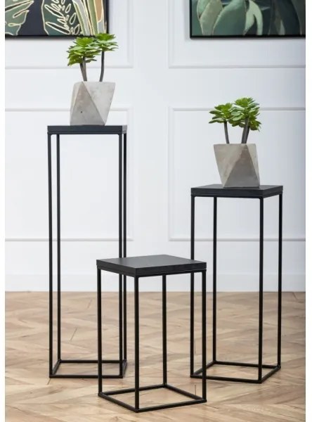 Portafiori BASICLOFT 60x24 nero