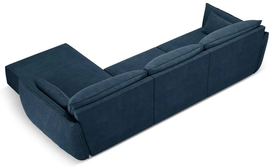 Divano angolare blu scuro (angolo destro) Vanda - Mazzini Sofas