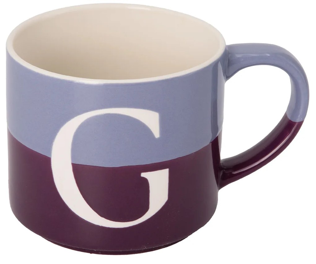 Tazza lettera G blu 400 ml Blend Collection