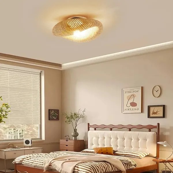 Immax 08298L - Plafoniera BOHO HILO 1xE27/40W/230V Ø 60 cm