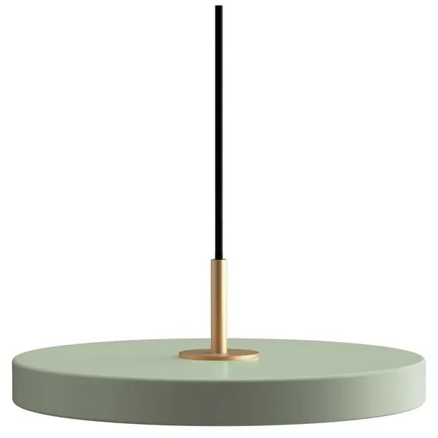Lampada a sospensione LED verde chiaro con paralume in metallo ø 31 cm Asteria Nuance Mini - UMAGE