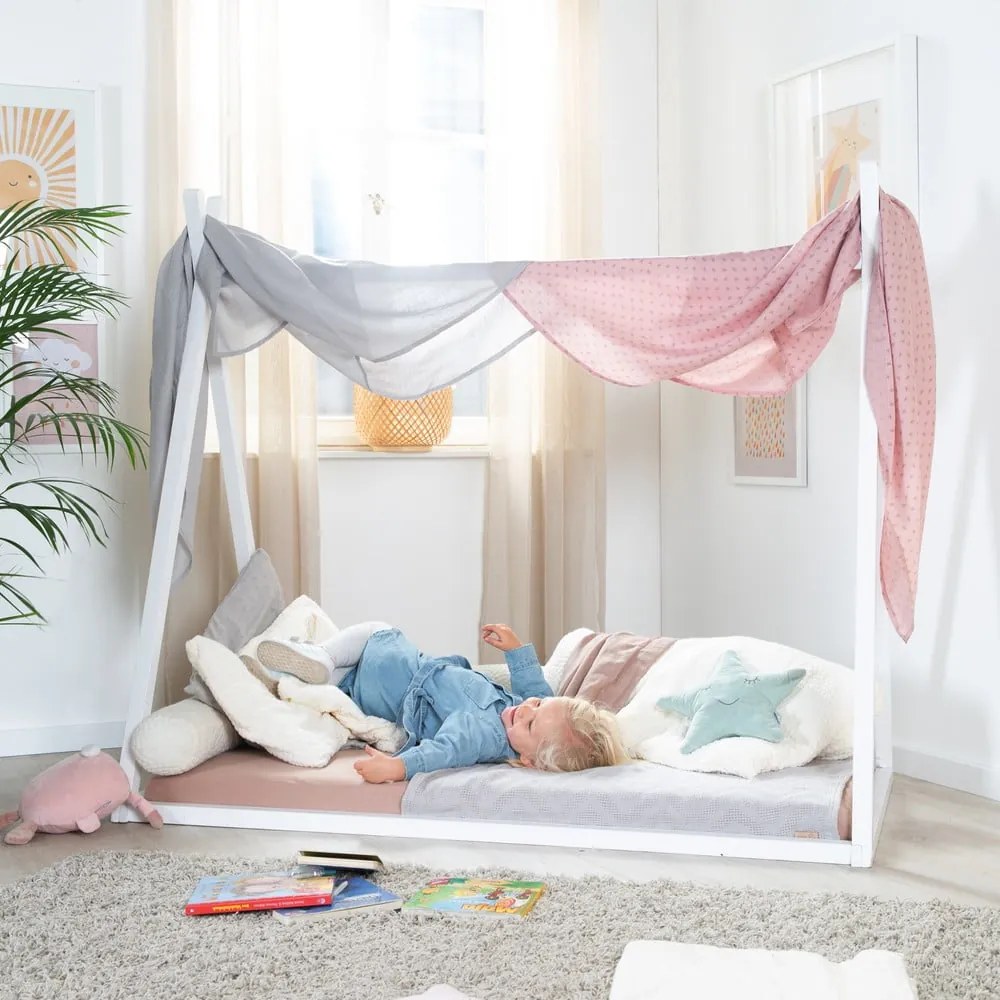 Box letto bianco 70x140 cm Montessori - Roba