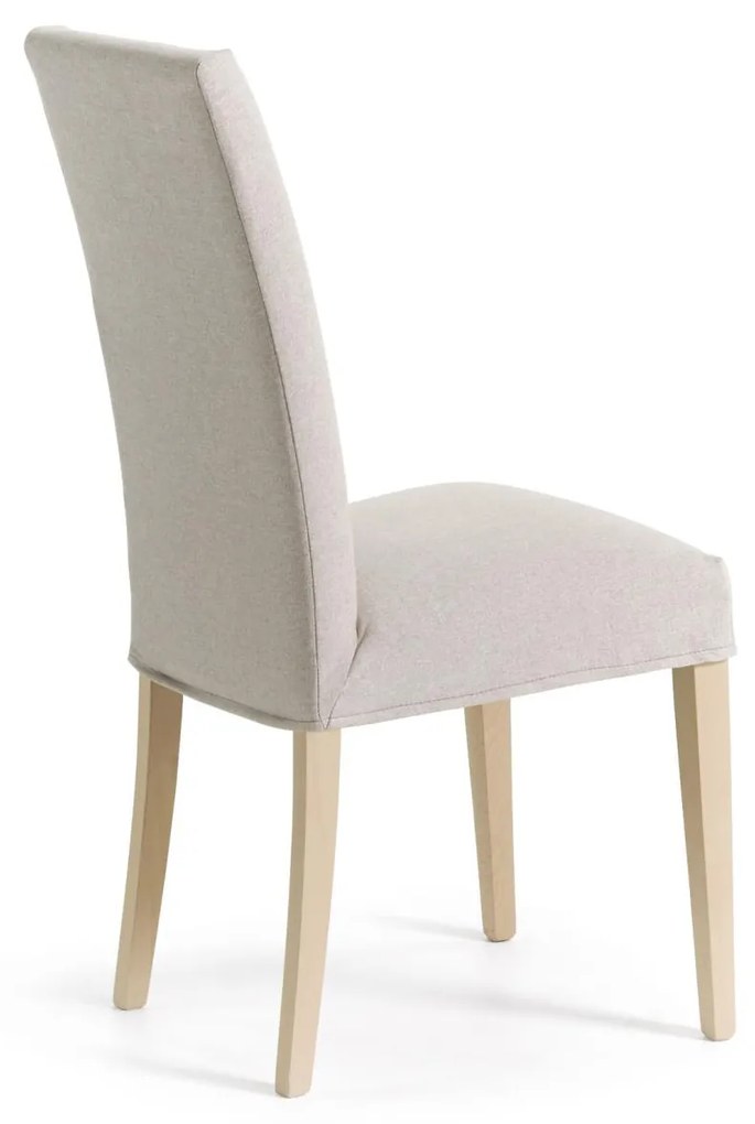 Kave Home - Sedia Freda beige e naturale