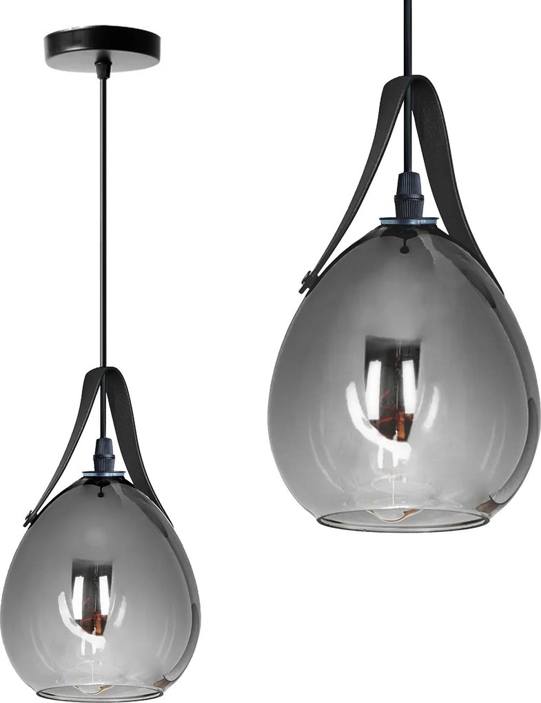 Lampada APP1774-1CP BLACK GREY