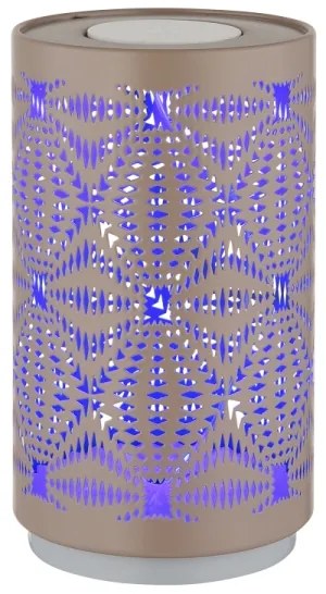 Globo 21018CH - Lampada da tavolo LED RGB touch AMIYAH LED/1W/5V 500mAh marrone