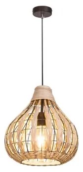 Rabalux 7604 - Lampadario a sospensione con filo ZAHARA 1xE27/40W/230V