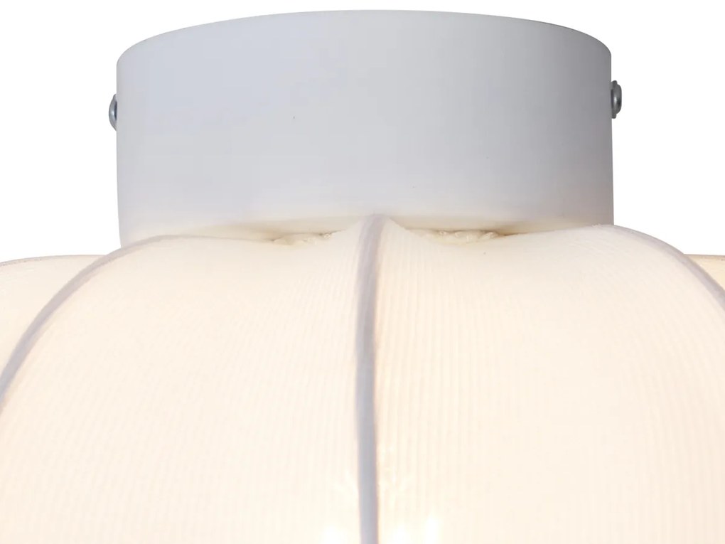 Plafoniera Japandi bianca 27cm - Plu Asyesha