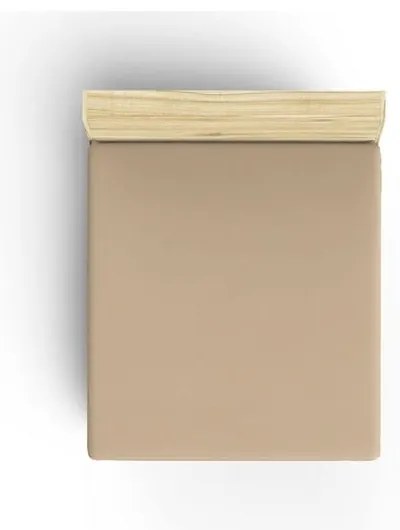 Lenzuolo con angoli beige in cotone 140x200 cm – Mijolnir