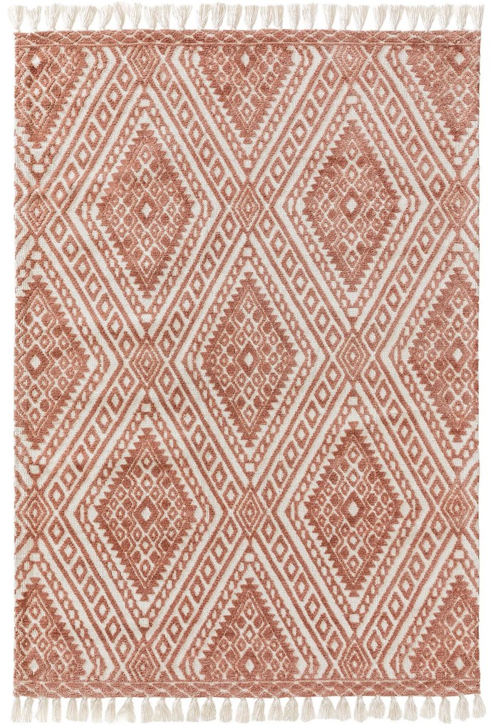 benuta Nest Tappeto Elias Terracotta 160x230 cm - Tappeto design moderno soggiorno