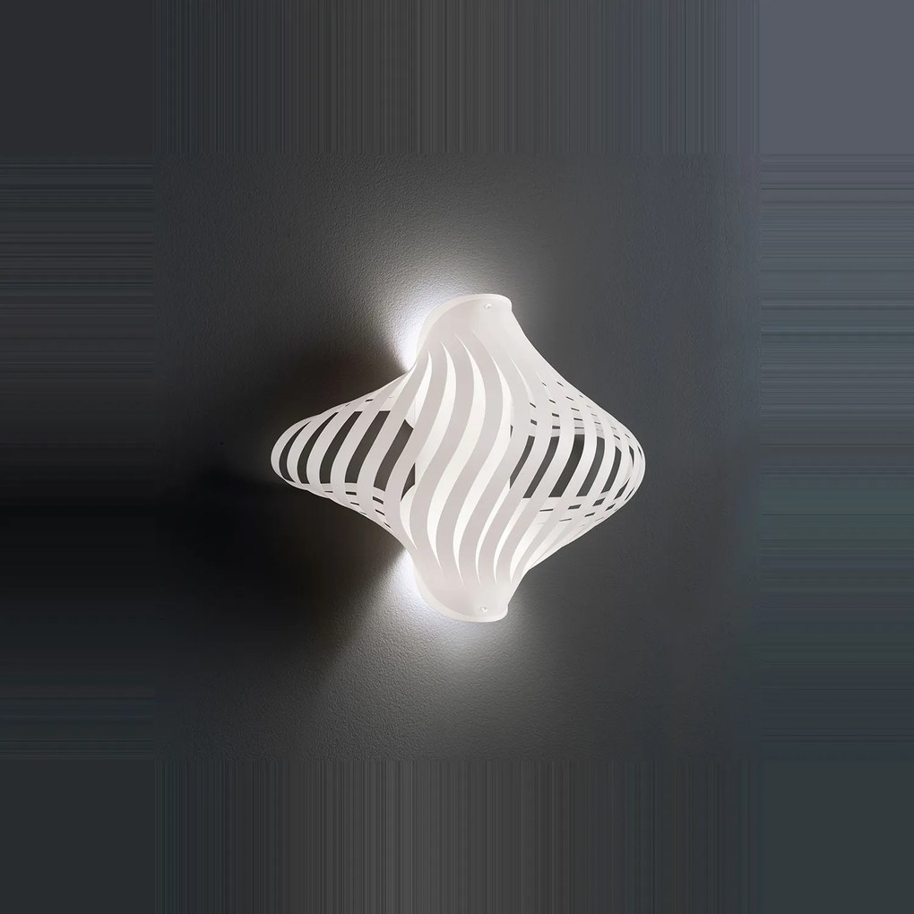 Applique Moderna Helios Polilux ® Bianco 1 Luce E27