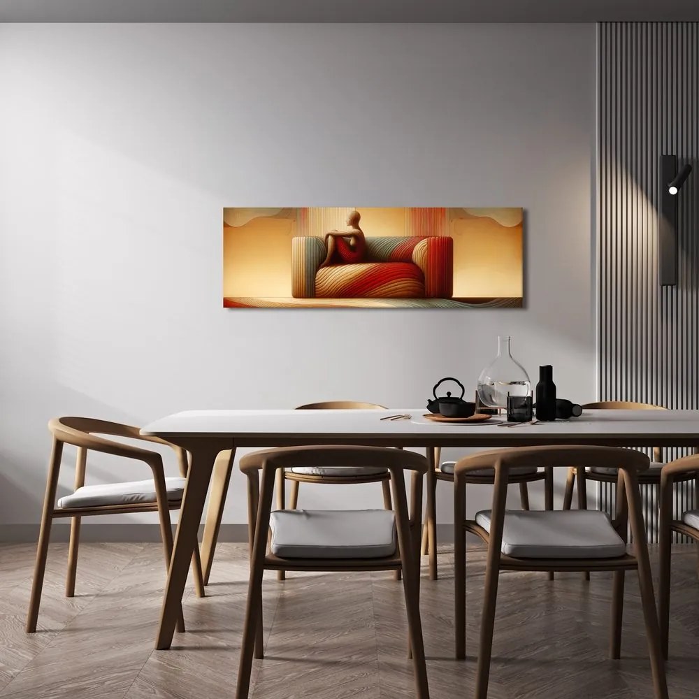 Quadro su tela – Silhouette tranquilla nello spazio