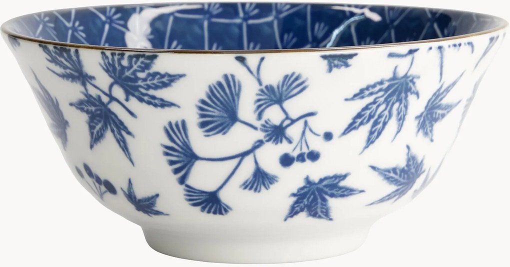 Set di 6 ciotole in porcellana Tayo Bowls Flora Japonica
