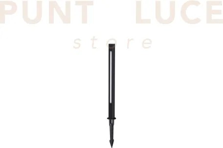 Jedi paletto led 3000k 7w  720 lm nero ip65 h.40cm