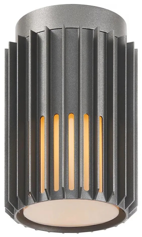 Nordlux - Plafoniera da esterno ALUDRA 1xE27/15W/230V antracite